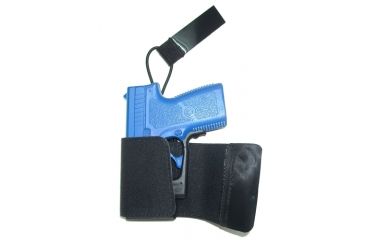 Image of TUFF Products Uni-Fit IWB Holster w/ Metal Clip, Black, Medium Fits Lcp Gl26 J Frame Or Similar 1200-UNI-MD