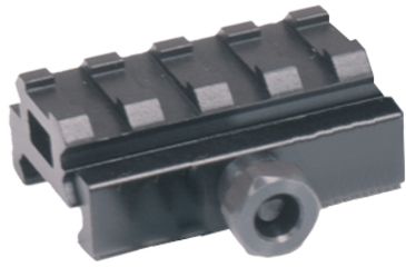 Image of Tuff Zone 0.5in Compact Riser Mount, See-Through - 4 Slots, TZ-MR4L