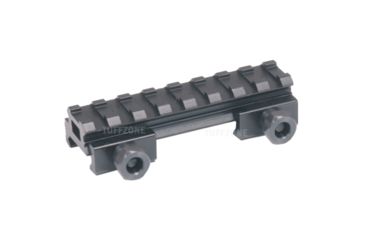Image of Tuff Zone 0.5in Compact Riser Mount, See-Through - 8 Slots, TZ-MR8L