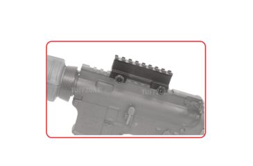 Image of Tuff Zone 1in Compact Riser Mount, See-Through - 8 Slots, TZ-MR8