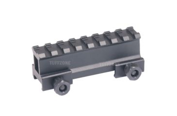 Image of Tuff Zone 1in Compact Riser Mount, See-Through - 8 Slots, TZ-MR8