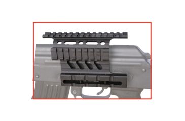 Image of Tuff Zone AK Side Mount, Double Rail -Weaver/Picatinny, Hard Anodized, TZ-MK21