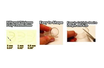 Image of USED Tuff Zone Clear Spacer Set for Ring Mounts, 0.5/1/2 mm, TZ-TS03, EDEMO1