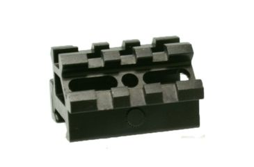 Image of Tuff Zone Double Rail 45 Degree Angle Mount, 1.57in, Black Anodized, TZ-M45D