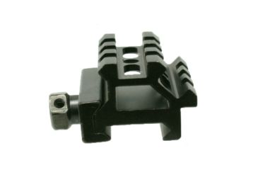Image of Tuff Zone Double Rail 45 Degree Angle Mount, 1.57in, Black Anodized, TZ-M45D