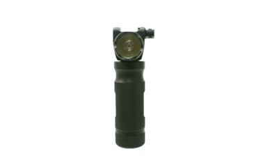Image of Tuff Zone Metal Foregrip and Weapon Lights w/ Strobe Function, Lithium, Black, TZ-MGPFL01