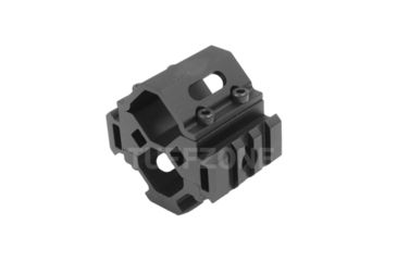 Image of Tuff Zone Shotgun Tri-Rail Barrel Mount, 3 Slots Each Rail, Fits Up to 26mm, TZ-M35B3