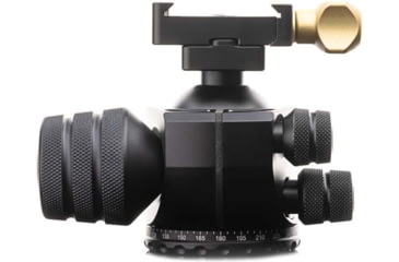 Image of Two Vets Tripods Inc 44MM Dual Tension Ballhead W/ Area 419 ARCALOCK CLAMP, Black/Gold, 3in, 44MM419