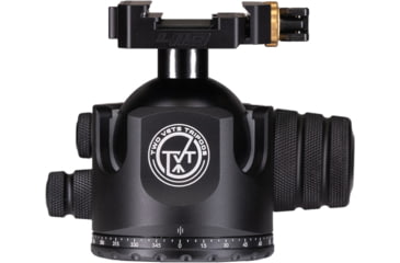 Image of Two Vets Tripods Inc 55MM Dual Tension Ballhead w/Arcalock Dual Clamp, Arca Swiss and Picatinny, Black, 3in, 850044845262