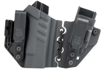 Image of TXC Holsters ALLY Concealed Carry Holster, f/Glock 17/19/19X/22/23/24/26/27/34/35, Grey, X1ALLY-G940DS-GREY