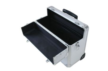 Image of TZ Case Aluminum-Framed Wheeled Pilot Case, Silver, 18.25 x 8 x 13.75in, APL-410T SD
