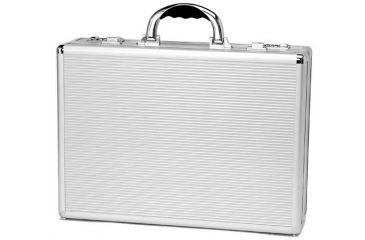 Image of TZ Case AN908 Aluminum Briefcase, 18.25x13x5in - Silver Stripes AN-908SS