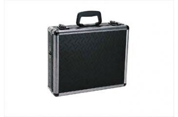 Image of TZCase Series Ironite Diamond Plate Black Finish 4-Pistol Case, Black 16x13x5 in TZ0013DPI