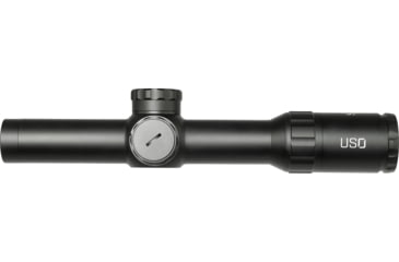 Image of U.S. Optics SXR 1-6x28mm LPVO 34 mm Tube Rifle Scope, Second Focal Plane, Simple Crosshair Reticle, Matte Black, SXR 1-6 SFP
