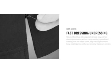 Image of UARM CAT Covert Armored T-Shirt, Type IIA Threat Level, Black, S, CATSB-SACATS2A