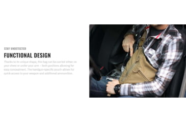 Image of UARM CCSB Concealed Carry Shoulder Bag, Ranger Green, CCSBR