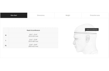 Image of UARM LCBH Low Cut Ballistic Helmet, Type IIIA Threat Level, Ranger Green, M, LCBHMR