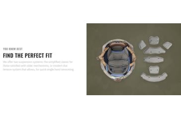 Image of UARM LCBH Low Cut Ballistic Helmet, Type IIIA Threat Level, Ranger Green, M, LCBHMR