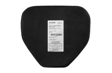 Image of UARM Soft Armor Insert for GAM Groin Armor Module, Type IIA Threat Level, Black, One Size, SAGAM2A