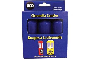 Image of UCO Citronella Candles 3 Pk L-CAN3PK-C
