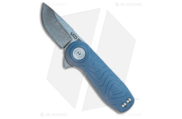 Image of UCO Tinkham Folding Knife, 1.50in, D2, Drop Point Blade, Polymer Blue Handle, Gray/Blue, 4.00in, BHQ-204743
