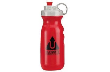 Image of Ultimate Direction 20 oz Bottle with Kicker Valve-Red