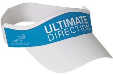 Image of Ultimate Direction Tempo Visor, White/Blue, One Size, 90600113WH-1SZ