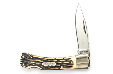 Image of Uncle Henry Bruin Lockback Folding Knife,6.5in Steel Drop Point Blade,Staglon Handle,Clam Package 5UHCP