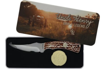 Image of Uncle Henry Knife Sharpfinger Challenge Coin Promo Q4 26<