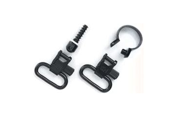 Image of Uncle Mike's 1in Black Quick Detach Swivels for Remington 760 &amp;7600 -1969-present -1441-2