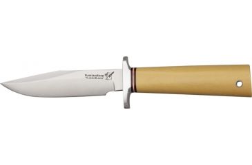 Image of Uncle Mikes Classic Model 4 Fixed Blade Knife, 3.75in, A-2 Tool Steel, Antique Ivory Micarta Handle BCB4AM