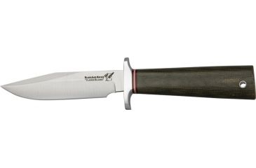Image of Uncle Mikes Classic Model 4 Fixed Blade Knife, 3.75in, A-2 Tool Steel, Green Canvas Micarta Handle BCB4GC