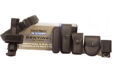Image of Uncle Mike's Law Enforcement Black Tactical Duty Gear Kit, Medium