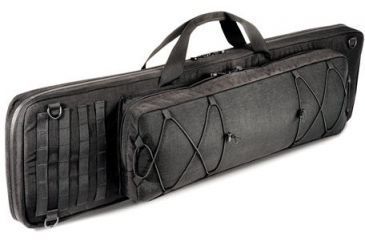 Image of Uncle Mike's LE Rifle Shooting Mat / Drag Bag, Black