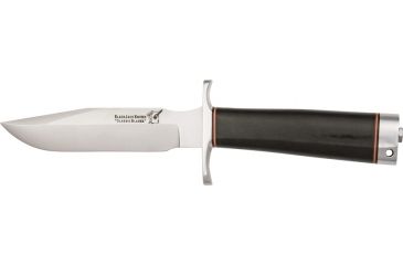 Image of Uncle Mikes Model 5 Black Fixed Blade Knife, 5.625in, A-2 Tool Steel, Black Micarta Handle BCB5BM