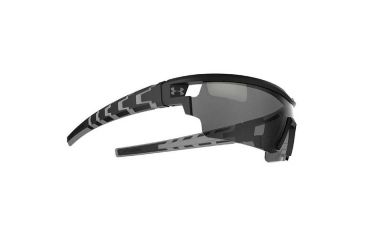 Image of Under Armour Phenom, Satin Black Frame w/Charcoal Gray Rubber, Gray ML, U8600054-010901