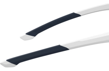 Image of Under Armour Force 2 Sunglasses with Matte White/Grey Frame and Blue Mirror Lens, Medium, UA0011S WWK-W1