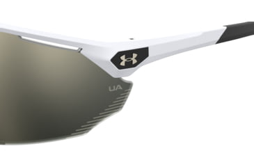 Image of Under Armour Force 2 Sunglasses with Shiny Halo Grey Frame and Ivory Mirror Lens, Medium, UA0011S KB7-UE