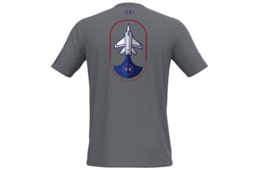 Image of Under Armour Freedom By Air T-Shirt - Mens, Steel, Extra Large, 1362054035XL
