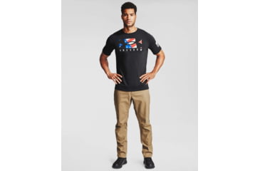 Image of Under Armour Freedom New BFL T-Shirt - Mens, Black, Large, 1358039001LG