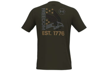 Image of Under Armour Freedom USA Eagle T-Shirt - Mens, Marine OD Green, Large, 1362049390LG