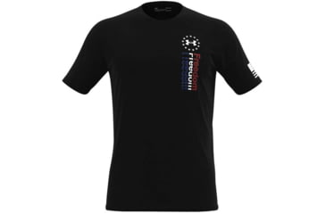 Image of Under Armour Freedom USA T2 T-Shirt - Mens, Black, Extra Large, 1362048001XL