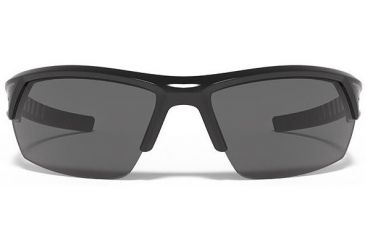 Image of Under Armour Igniter 2.0 Storm Sunglasses, Satin Black/Black Frame,Gray Polarized U8631051-010108