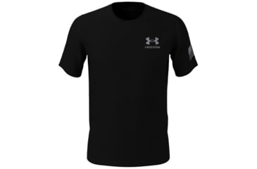 Image of Under Armour New Freedom Flag T-Shirt - Mens, Black / Steel, Medium, 1370810002MD