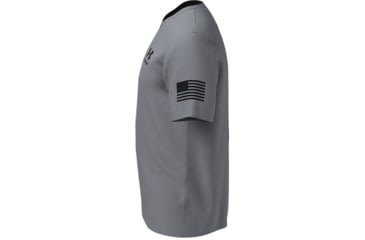 Image of Under Armour New Freedom Flag T-Shirt - Mens, Steel Medium Heather / Black, Small, 1370810035SM