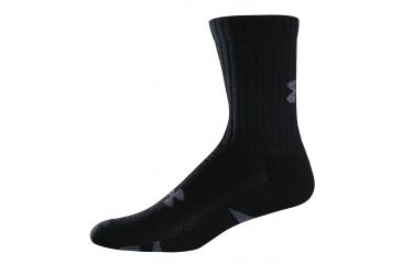 Image of Under Armour Ua 3943 Md Blk 13 15 Ua 4 Pack Crew Black