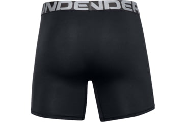 Image of Under Armour UA Charged Cotton 6in Boxer Briefs 3 Pack - Mens, Black, Extra Large, 1363617001XL