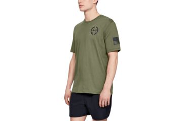 Image of Under Armour UA Mission Made Snake T-Shirt - Men's, 2XL, Marine OD Green, 13433553902X