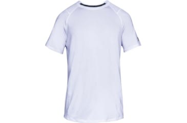 Image of Under Armour UA MK-1 Short Sleeve Tech Shirt - Mens, White, X-Large, 1306428100XL