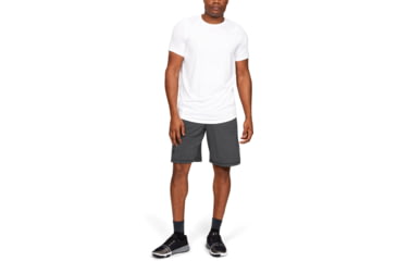 Image of Under Armour UA Raid 10in Short - Mens, Carbon Heather, 2X-Large, 12535270902X